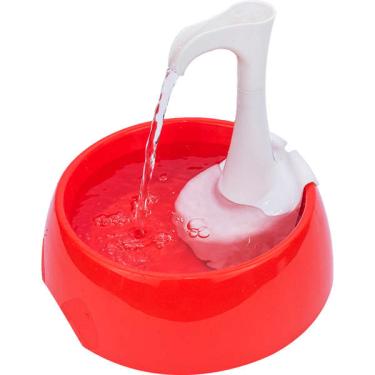 Imagem de Fonte Bebedouro Aqua First Bivolt Vermelha - Tam. Único