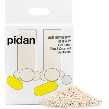 Imagem de Granulado Higiênico de Tofu com Areia Higienica Pidan para Gatos Grãos Finos - 2,4 Kg