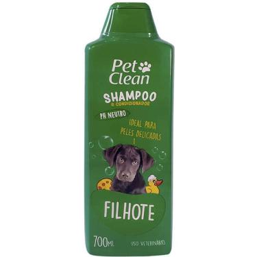 Imagem de Shampoo e Condicionador Pet Clean 2 em 1 Filhotes - 700 mL
