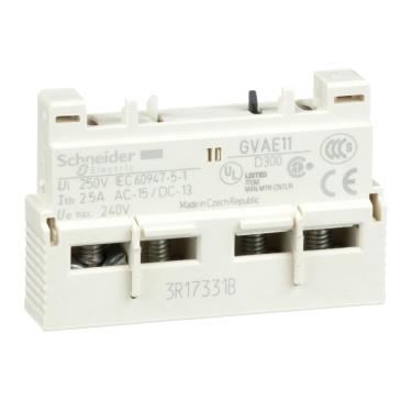 Imagem de Bloco Auxiliar Frontal GVAE11 1NA+1NF P/GV2 - Schneider