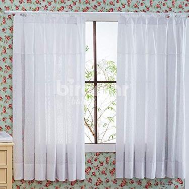 Imagem de Biramar Baby Cortina Para Quarto De Bebê Laise Chantilly Branco Branco