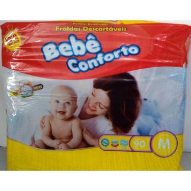 Imagem de Fralda Infantil Bebe Conforto Mega M C/90