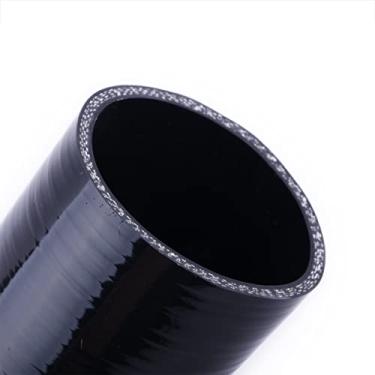 Imagem de JOIUYOLJ Mangueira de radiador de silicone de 3 camadas para Proton Gen 2 Waja Satria Neo Exora 1.6L CamPro Transmissão Manual (preto)