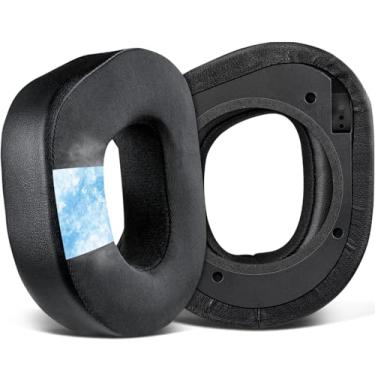 Imagem de SOULWIT Substituição de Almofadas com Gel Refrescante para Turtle Beach Stealth 700 Gen 2, 700 Gen2 MAX Jogos Fone de Ouvido Sem Fio, Espuma para Isolamento de Ruído - GR Preto