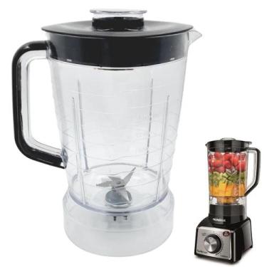 Imagem de Copo de Liquidificador Mondial Turbo L1100W Jarra Resistente - Mebrasi