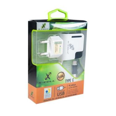 Imagem de Carregador Ultra Rápido Flex 2 Usb Conector Type C 3.1A - X-cell