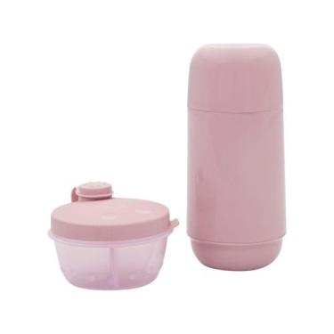 Imagem de Garrafa Térmica para Bebê 250ml Sanremo Termic - Animaizinhos com Pote
