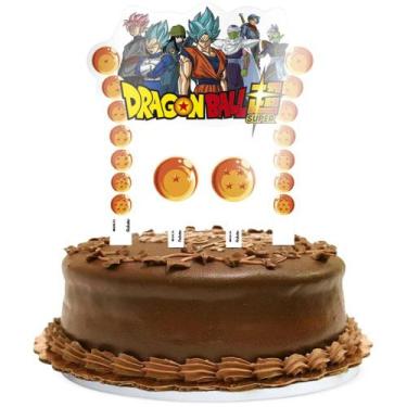 Imagem de Topo de Bolo Dragon Ball Topper Goku Para Festa de Aniversário - Fanta