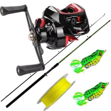 Imagem de Vara De Pesca 1,80mts Carretilha 19 Rolamentos Drag 4,5kg - CMIK