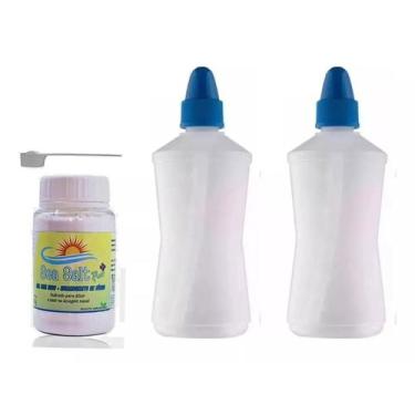 Imagem de Cloreto De Sódio Bocarbonato Lavagem Nasal + 2 Frasco 250ml - Biotech 