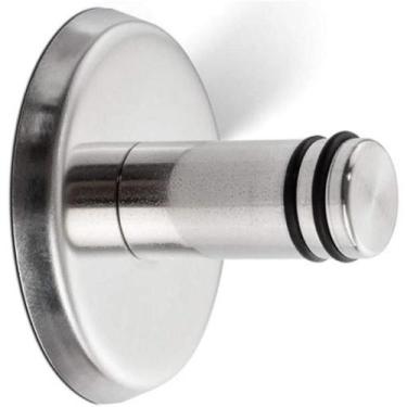 Imagem de Gancho Cabide De Parede Auto-adesivo Design Redondo Inox  - Fischer