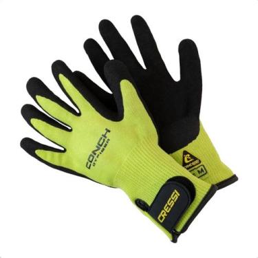 Imagem de Luva Para Mergulho Cressi Conch Dyfiber Amarelo Esportes GG