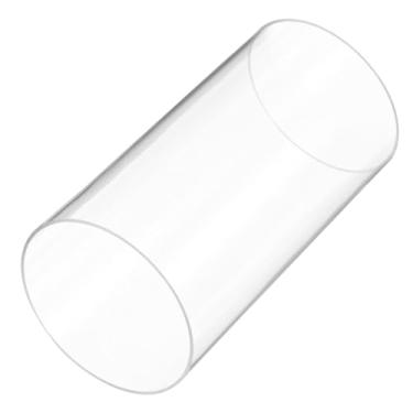 Imagem de Rebower Tubo rígido de plástico transparente de 15 cm 105 mm x 110 mm (4 1/20.3 cm x 4 5/40.6 cm) Tubo de policarbonato redondo, [para encanamento, hidráulica, aquário, bricolage]