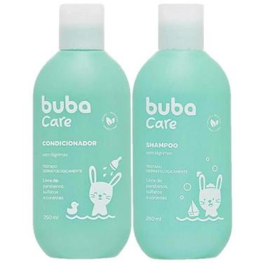 Imagem de Kit Shampoo + Condicionador Buba Care Banho Bebe Sem lágrima