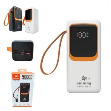 Imagem de Carregador Portátil PowerBank 50.000 Universal Turbo Com Lanterna  - A