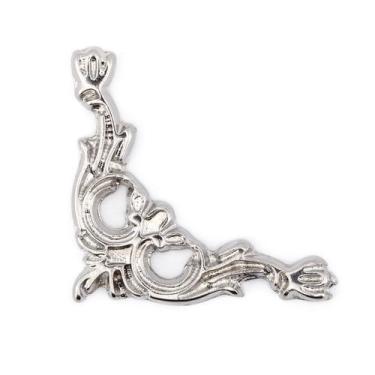 Imagem de Cantoneira Micro 4 Peças Decoração Acabamento Artesanato - Metallica A