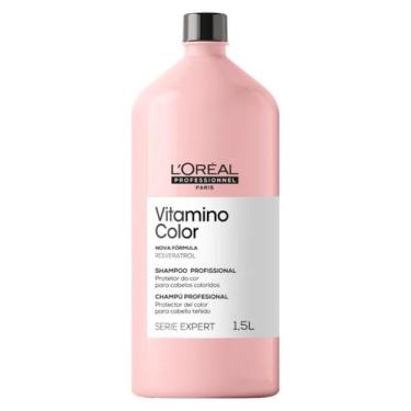 Imagem de Shampoo Profissional Loreal Vitamino Color Resveratrol 1,5 Litros - Ca