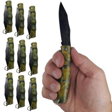 Imagem de Canivete Tático Aço Inoxidável Com Cabo Camuflado Resistente XV3137 - 