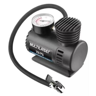Imagem de Mini Compressor De Ar 12v Vazao 15l/min 250psi 3 Bicos Au601 - MULTILA