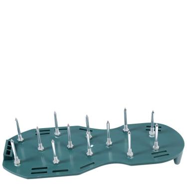 Imagem de Sandálias Com Pontas de Gramado, Sapatos de Aeração de Plástico PP Duráveis Com Pontas de Ferro, 26 Pregos para Jardim, Grama, Gramado, Pátio - Alça Fácil para Solo de Gramado (4