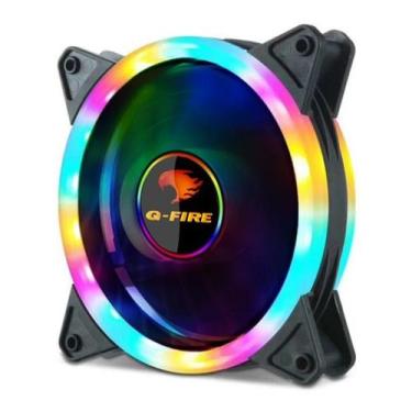 Imagem de Cooler de Gabinete Fan Ac Ew2212R Rainbow Double Ring G-Fire