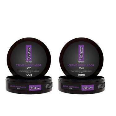Imagem de Kit 2 und Pomada Creme Modelador Uva Yelsew 100G - Yelsew Black