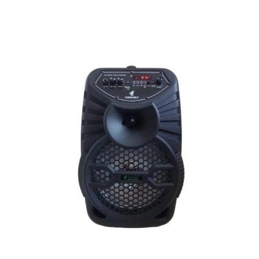 Imagem de Caixa De Som Com Rodinha Bluetooth 120W Rms Amplificada