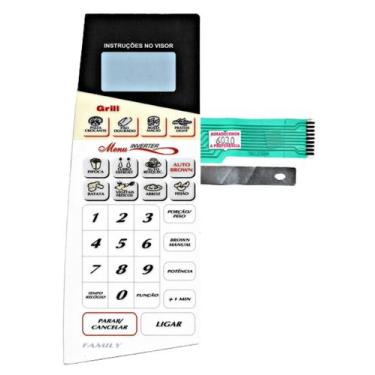 Imagem de Membrana teclado Para Microondas Panasonic Nng 62bh Inverter Family - 