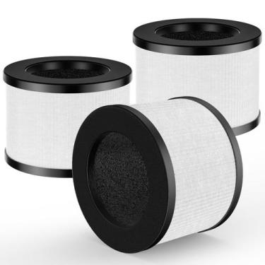 Imagem de Pacote de 3 filtros de reposição compatível com o purificador de ar To