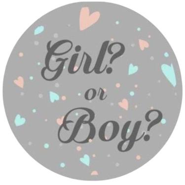 Imagem de Painel Redondo 3D Sublimado Chá Revelação Frd-442