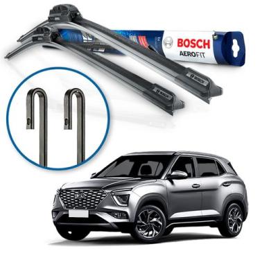 Imagem de Par Palheta Limpador Parabrisa Dianteira Aerofit Bosch Creta 2021 2022