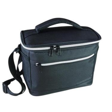 Imagem de Bolsa Térmica 10 Litros - Férias - Viagem - Lanche - GNshop, Preto