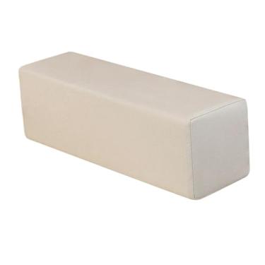 Imagem de IEUDNS Almofada para apoio de braço de sofá, apoio de braço de sofá, almofada lombar retangular portátil, suporte de cotovelo para quarto, casa, escritório, Bege