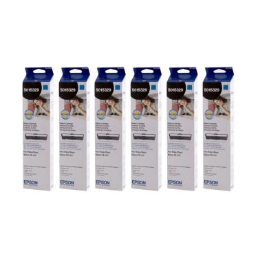 Imagem de Kit 06 Unidades Fita Epson S015329 Matricial Fx-890 Original