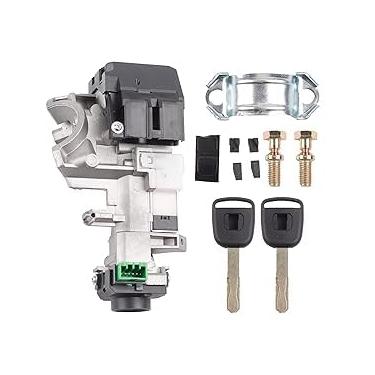 Imagem de Dasbecan Conjunto de cilindro de trava de interruptor de ignição compatível com Honda Accord CRV FIT Odyssey CIVIC 2006-2011 06350-SAA-G30 35100-SDA-A71 (com chaves chip ID46)