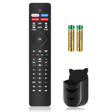 Imagem de Controle remoto NH800UP RF402A-V14 para substituição do controle remoto de TV Philips para todos os controles Philips Smart TV com suporte e bateria - Controle remoto infravermelho para Philips