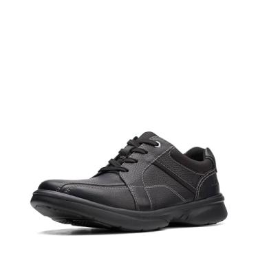 Imagem de Clarks Tênis Oxford masculino de cano baixo, Preto polido, 39