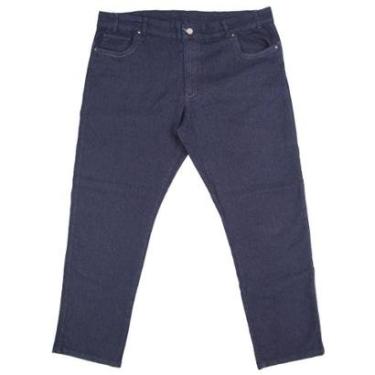 Imagem de Calça Bivik Jeans Extra Grande Azul Escuro - Masculino-Masculino