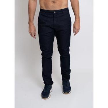 Imagem de Calça Jeans Masculina Aleatory Bolso Faca Marinho-Masculino