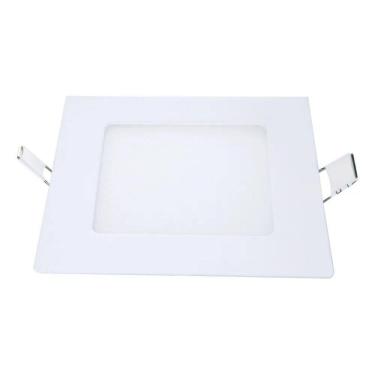 Imagem de 2X Kit 5 Plafon Led Embutir Quadrado 18W 4000K Avant
