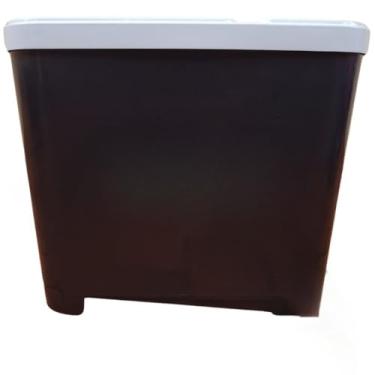 Imagem de Porta Ração de 15 Kg Para Cachorros e Gatos Com Pá Dosadora Container para racao (PRETO)