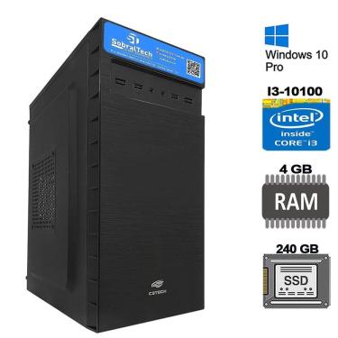 Imagem de Computador core i3-10100 ram 4gb 2400mhz ddr4 ssd 240gb