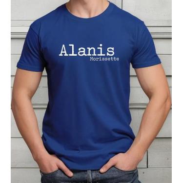 Imagem de Camisa Camiseta Adulto Masculina Feminina Algodão Alanis Morisset te C
