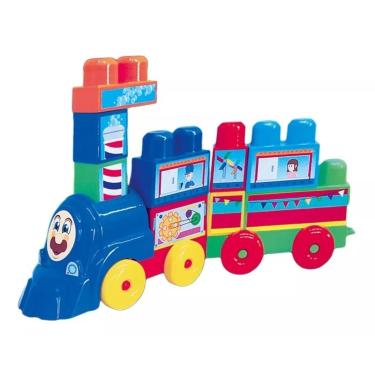 Imagem de Blocos de Montar Coti Block Trenzinho 20 Peças Cotiplás 2353