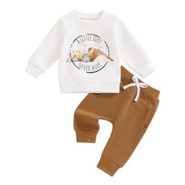 Imagem de Conjunto de roupas Baby Boy Fall, moletom de manga comprida, 18-24M - 
