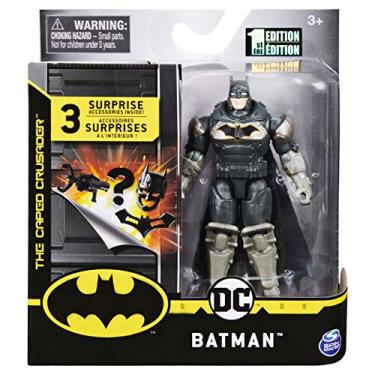 Imagem de DC Batman 2020 Batman Heavy Armor Dark Gray 4-inch Action Figure by Spin Master