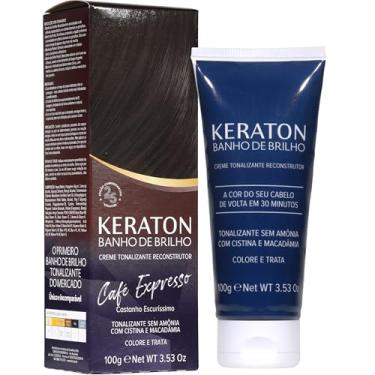 Imagem de Keraton Tonalizante Banho de brilho 100g Café Expresso Castanho Escuríssmo