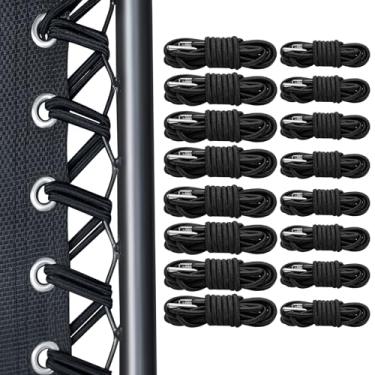 Imagem de KEPYDRMTF Cabo de substituição para cadeira de gravidade zero, pacote com 16 cabos elásticos, substituição de cadeira antigravidade, kit de cabo de reparo universal para reparo (134,6 cm x 20,5 cm +