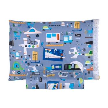 Imagem de Jogo De Lençol Cama De Solteiro 2 Peças Estampado Infantil - Wellus En