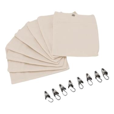 Imagem de SUNGOOYUE Pesos Autoadesivos Resistentes da Cortina do Saco de Areia da Cortina para o Uso Exterior 5.6oz, Pacote de 8 para a Esteira do Piquenique Toalha de Mesa